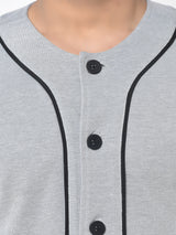 Baseball T-Shirt- Grey