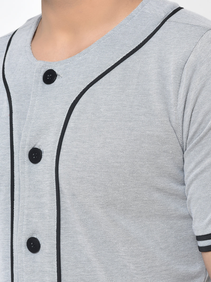 Baseball T-Shirt- Grey