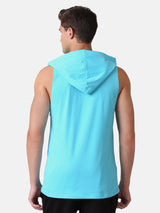 MEN'S ESSENTIAL HOODIE STRINGER- LIGHT BLUE