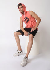 MEN'S ESSENTIAL HOODIE STRINGER- PINK