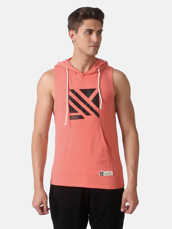 MEN'S ESSENTIAL HOODIE STRINGER- PINK