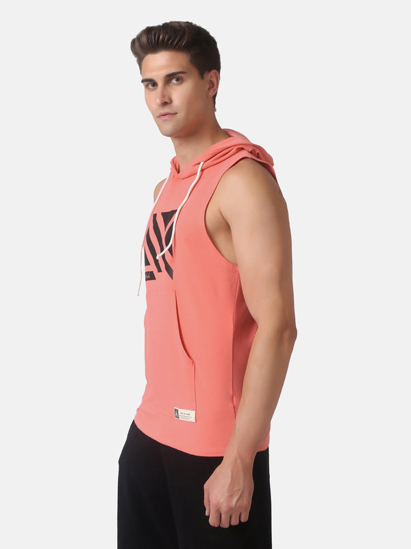 MEN'S ESSENTIAL HOODIE STRINGER- PINK