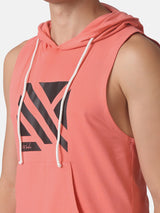 MEN'S ESSENTIAL HOODIE STRINGER- PINK