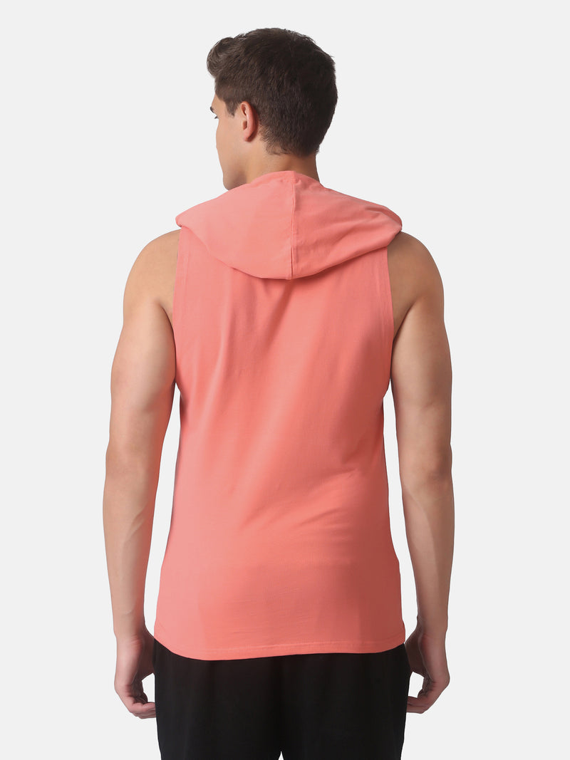MEN'S ESSENTIAL HOODIE STRINGER- PINK