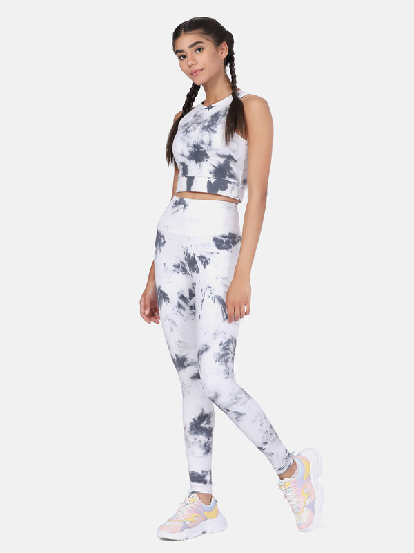 WOMEN'S HIGH WAIST TIE DYE CO ORDS