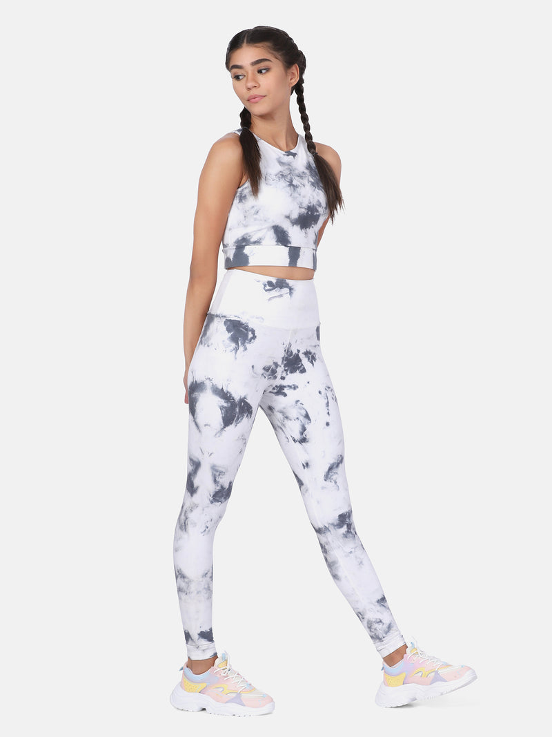 WOMEN'S HIGH WAIST TIE DYE CO ORDS