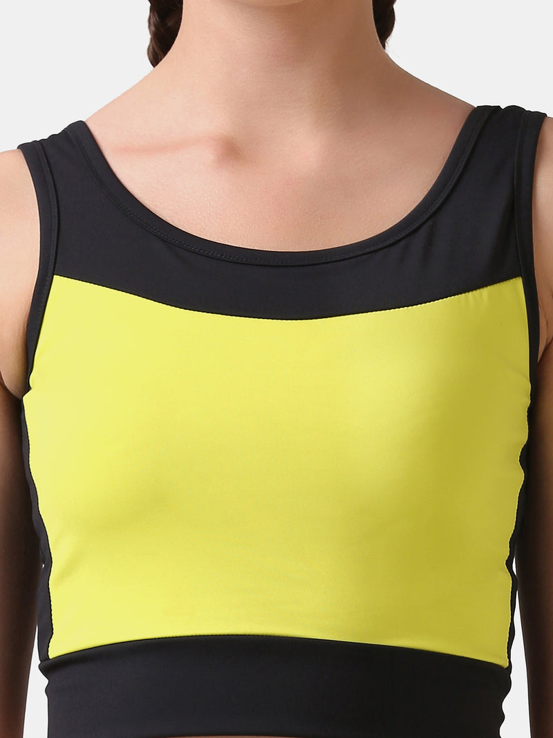 POWER BLOCK CO ORDS (BLACK & YELLOW)