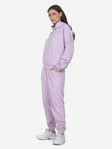 Women Elegant Lilac Solid Co Ord's