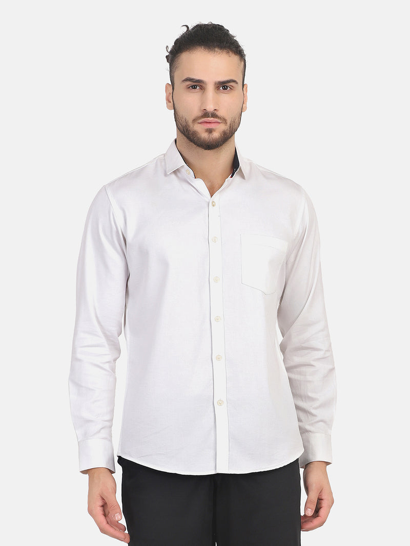 Solid Shirt - White