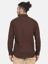 Solid Shirt - Brown