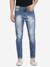 Men's Distressed Regular Fit Jeans