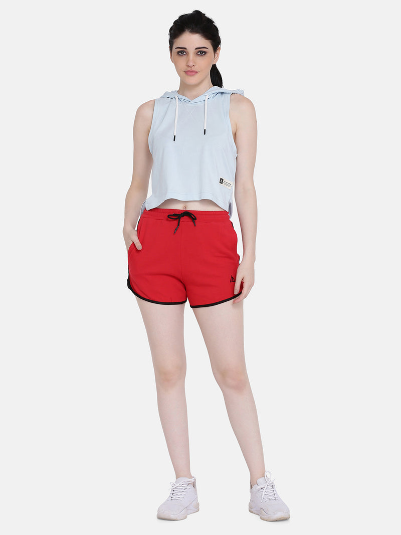 Women’s Sports Shorts-Red