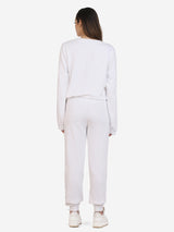 Women's Solid White Co-Ord's