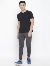 Men's Quilted Jogger Series  -Charcoal Grey