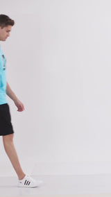 MEN'S ESSENTIAL HOODIE STRINGER- LIGHT BLUE